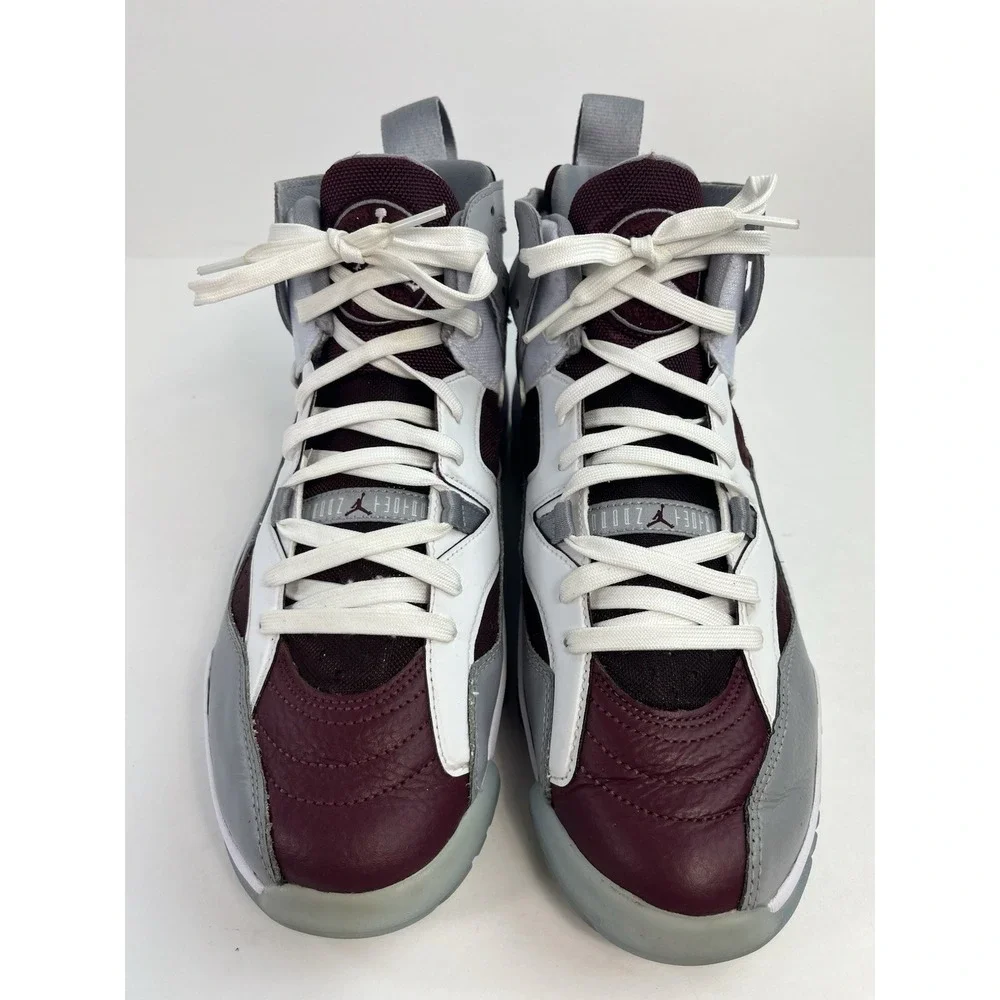 Nike Air Jordan Jumpman Two Trey Men's Size 9 White Cherrywood Red DO1925-103